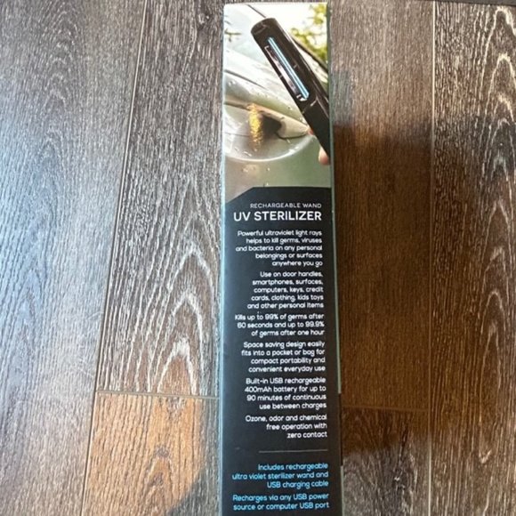 Smart Gear Rechargeable UV Sterilizer Wand Brand New in Box - Picture 5 of 6